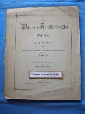 Imagen del vendedor de Die Bau- und Kunstdenkmler des Kreises Herford : I. A. d. Provinzial-Verb. d. Prov. Westfalen. Mit geschichtl. Einl. v. Jellinghaus, Die Bau- und Kunstdenkmler von Westfalen [24]. a la venta por Antiquariat BehnkeBuch