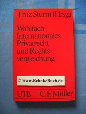 Imagen del vendedor de Wahlfach internationales Privatrecht und Rechtsvergleichung : Einfhrung mit Examinatorium. Mit Beitr. von Gnther Beitzke . UTB 1134. a la venta por Antiquariat BehnkeBuch