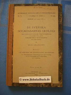 De svenska högmossarnas Geologi deras bildningsbetingelser, utvecklings-historia och utbredning j...