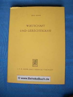 Bild des Verkufers fr Wirtschaft und Gerechtigkeit. Sozialethische Probleme im Lichte der Volkswirtschaftslehre. St. Galler wirtschaftswissenschaftliche Forschungen , Band 24. zum Verkauf von Antiquariat BehnkeBuch