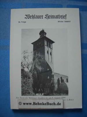 Bild des Verkufers fr Wehlauer Heimatbrief Folge 56. Winter 1996 / 1997. zum Verkauf von Antiquariat BehnkeBuch