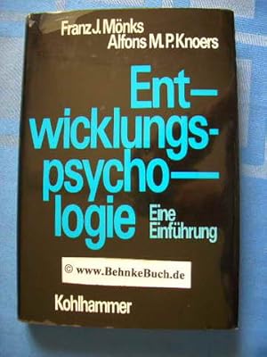 Bild des Verkufers fr Entwicklungspsychologie : eine Einfhrung. Franz J. Mnks ; Alfons M. P. Knoers. Unter Mitarb. von Franz Josef van der Staay. [Aus d. Hollnd. bers. von Franz Josef van der Staay]. zum Verkauf von Antiquariat BehnkeBuch