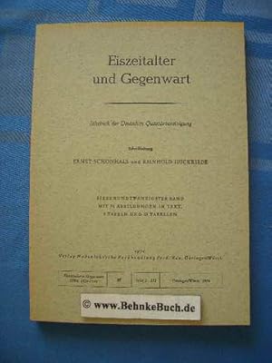 Bild des Verkufers fr Eiszeitalter und Gegenwart. Jahrbuch der Deutschen Quartrvereinigung 27. Band. zum Verkauf von Antiquariat BehnkeBuch