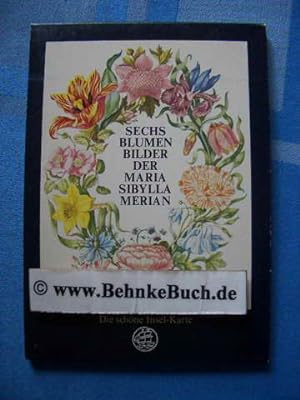 Bild des Verkäufers für Sechs Blumenbilder Die schöne Insel-Karte. zum Verkauf von Antiquariat BehnkeBuch