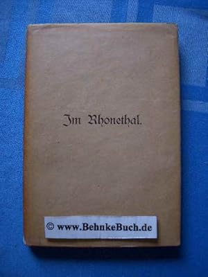 Bild des Verkufers fr Im Rhnetal. zum Verkauf von Antiquariat BehnkeBuch