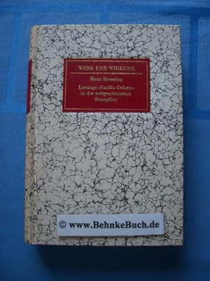 Seller image for Lessings "Emilia Galotti" in der zeitgenssischen Rezeption. Werk und Wirkung: Dokumentation zur deutschen Literatur - Band 2. for sale by Antiquariat BehnkeBuch