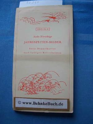 Seller image for Jahreszeiten-Bilder : Sechs Doppelkarten nach farbigen Holszschnitten. Serie Nr.:97. for sale by Antiquariat BehnkeBuch