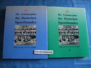 Die Gründerjahre des Deutschen Sportbundes - Wege aus der Not zur Einheit. 2 Bände komplett.