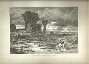 Imagen del vendedor de Dial Rock, Red Buttes, Laramie Plains, Illustration a la venta por Legacy Books II