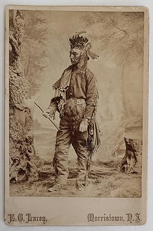 Iroquois Warrior Holding a Tomahawk [Axe]
