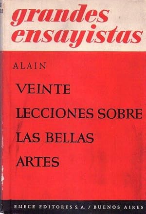 VEINTE LECCIONES SOBRE LAS BELLAS ARTES