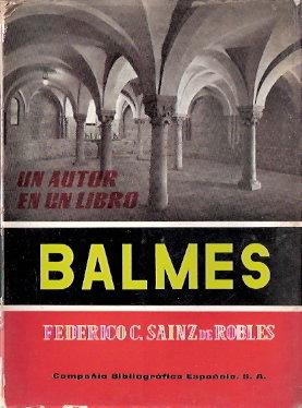 Imagen del vendedor de Balmes a la venta por SOSTIENE PEREIRA