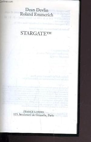 Bild des Verkufers fr STARGATE. zum Verkauf von Le-Livre