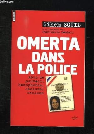 Bild des Verkufers fr OMERTA DANS LA POLICE. zum Verkauf von Le-Livre