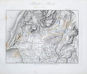 Seller image for Kolorierter Kupferstich-Plan. Schlacht bei Lobositz, am 1. October 1756. for sale by Antiquariat Thomas Rezek