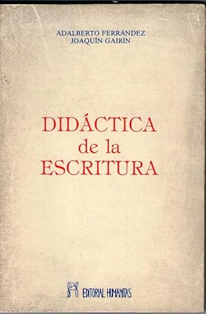 Imagen del vendedor de DIDACTICA DE LA ESCRITURA a la venta por Libreria Bibliomania