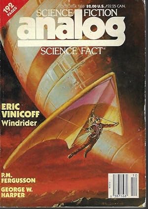 Imagen del vendedor de ANALOG Science Fiction/ Science Fact: October, Oct. 1986 a la venta por Books from the Crypt