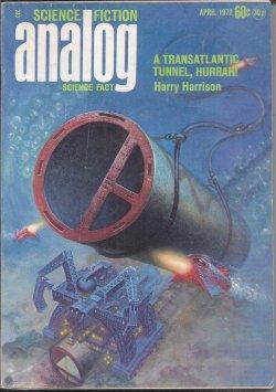 Image du vendeur pour ANALOG Science Fiction/ Science Fact: April, Apr. 1972 mis en vente par Books from the Crypt