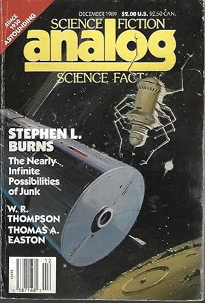 Bild des Verkufers fr ANALOG Science Fiction/ Science Fact: December, Dec. 1989 zum Verkauf von Books from the Crypt
