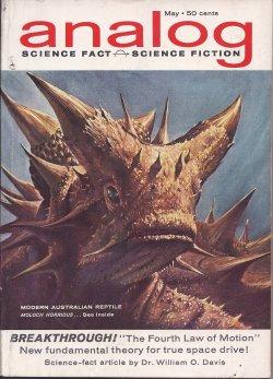 Image du vendeur pour ANALOG Science Fact & Science Fiction: May 1962 mis en vente par Books from the Crypt