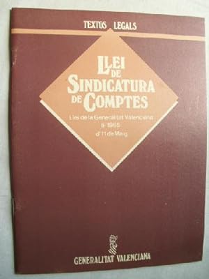 LLEI DE SINDICATURA DE COMPTES