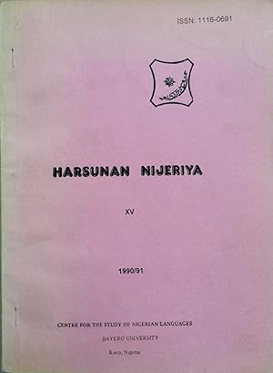 Harsunan Nijeriya. XV, 1990/91