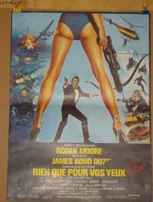 AFFICHE DE CINEMA - JAMES BOND 007 RIEN QUE POUR VOS YEUX ( FOR YOUR EYES ONLY)