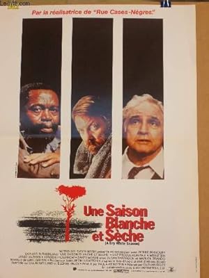 Bild des Verkufers fr AFFICHE DE CINEMA - UNE SAISON BLANCHE ET SECHE - A DRY WHITE SEASON zum Verkauf von Le-Livre