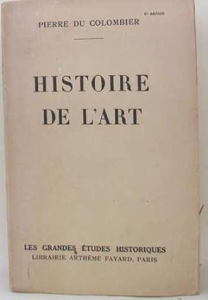 Seller image for Histoire de l'art for sale by crealivres