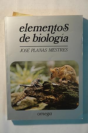 Imagen del vendedor de Elementos de Biologa a la venta por NOMBELA LIBROS USADOS