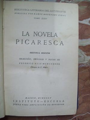 Seller image for LA NOVELA PICARESCA for sale by Itziar Arranz Libros & Dribaslibros
