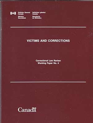 Seller image for Victims and Corrections / La Victime et le Systeme Correctionnel for sale by Mr Pickwick's Fine Old Books