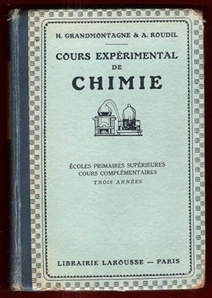 Cours Expérimental De Chimie . Trois Années