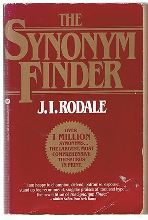 Seller image for THE SYNONYM FINDER for sale by Librera Torren de Rueda