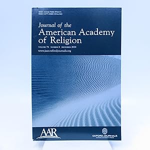 Journal of the American Academy of Religion (December 2010, Vol. 78, No. 4)
