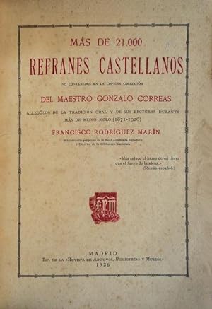 MÁS DE 21.000 REFRANES CASTELLANOS