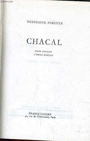 Image du vendeur pour CHACAL. mis en vente par Le-Livre