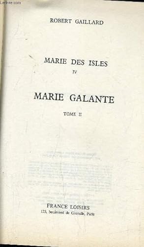 Bild des Verkufers fr MARIE DES ISLES - TOME 4. zum Verkauf von Le-Livre