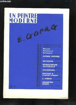 Seller image for Un Peintre Moderne N7 : E. Goerg. for sale by Le-Livre