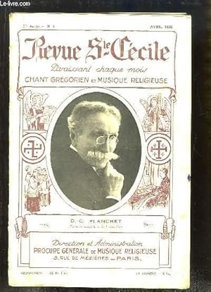 Seller image for Revue Ste-Ccile N4 - 20e anne : D.C. Planchet - La Formation des Voix de Garons - Origines de l'Orgue - for sale by Le-Livre