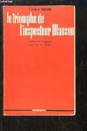 Bild des Verkufers fr Le triomphe de l'inspecteur Manson zum Verkauf von Le-Livre