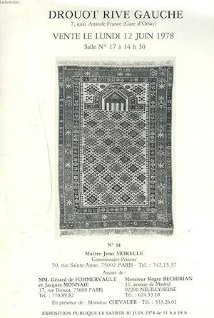 Seller image for TAPIS D'ORIENT. LE 12 JUIN 1978. for sale by Le-Livre