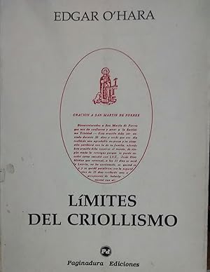 Seller image for Lmites del criollismo for sale by Librera Monte Sarmiento