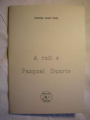 Immagine del venditore per A rat e Pasqual Duarte (Jer Brotob) venduto da Librera Antonio Azorn
