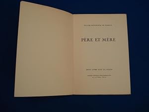 Image du vendeur pour Pre et Mre - Petit livre d'or du foyer - mis en vente par Emmanuelle Morin