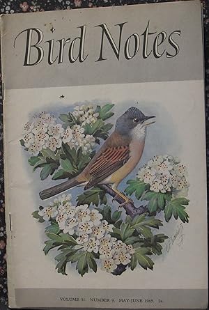 Seller image for Bird Notes Vol.31 No. 9 : May-June1965 for sale by eclecticbooks