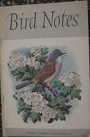 Seller image for Bird Notes Vol.31 No. 10 : July-August 1965 for sale by eclecticbooks