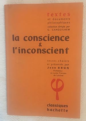 Bild des Verkufers fr La conscience & l'inconscient zum Verkauf von LibrairieLaLettre2