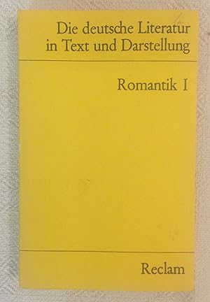 Seller image for Die deutsche Literatur in Text und Darstellung 8. Romantik I for sale by LibrairieLaLettre2