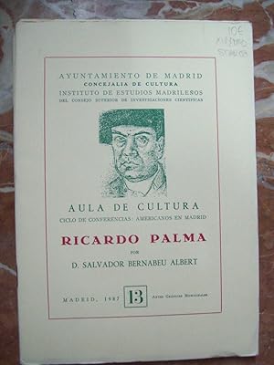 Seller image for RICARDO PALMA for sale by Itziar Arranz Libros & Dribaslibros